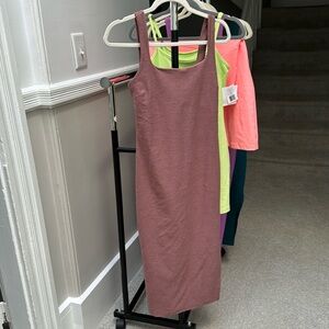 Beyond Yoga Spacedye Icon Midi Dress NWOT size Medium - Dusty Rose